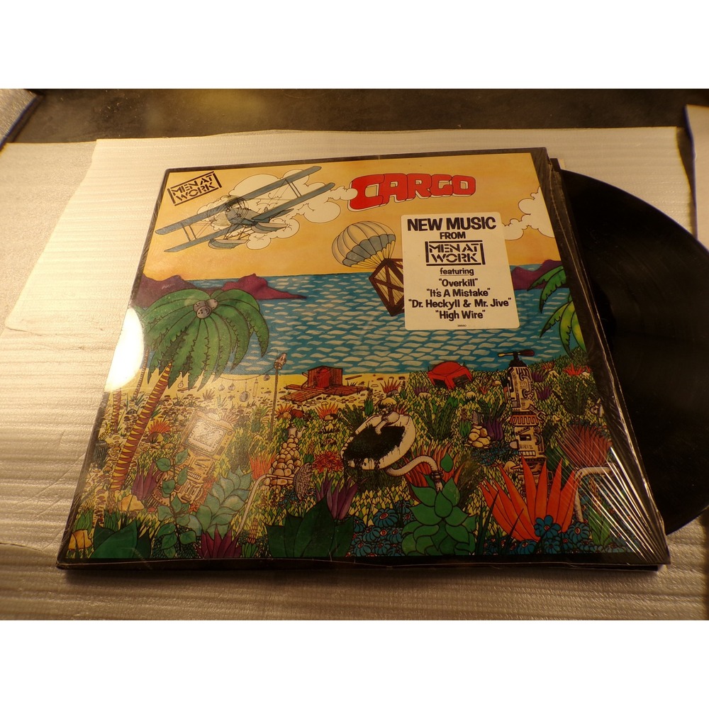 Men At Work Cargo Vinyl LP Record 1983 Columbia QC 38660 Overkill New Wave 80s